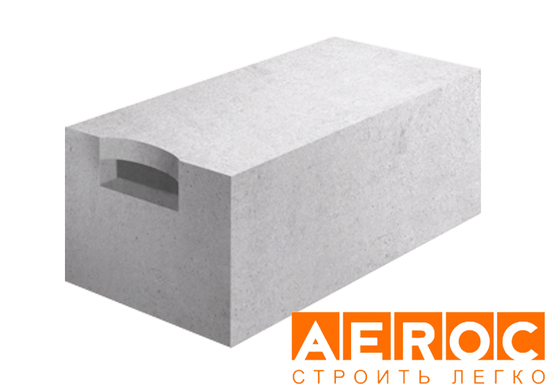 Газобетон Aeroc D500 625х100х250 мм фото 0