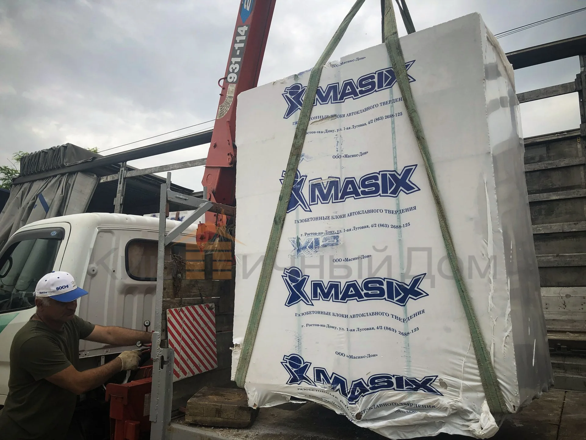 Газобетон Masix D500 625х300х250 мм фото 5